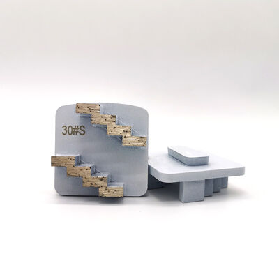 Double ZIGZAG Segments  Redi Lock Diamond Grinding Shoes for Husqvarna