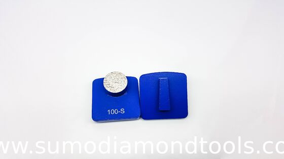 Single Round Segments  Redi Lock Diamond Grinding Shoes for Husqvarna