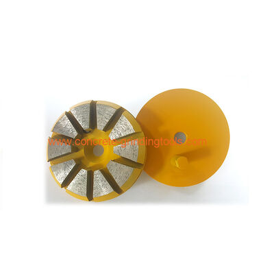 3 inch 10 segments concrete grinding tools single Pin fixed concrete grinding disc  for concrete grinder